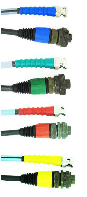 Accelerometer & Balancing Cable BNC-M Connector to 2 Socket Military Connector