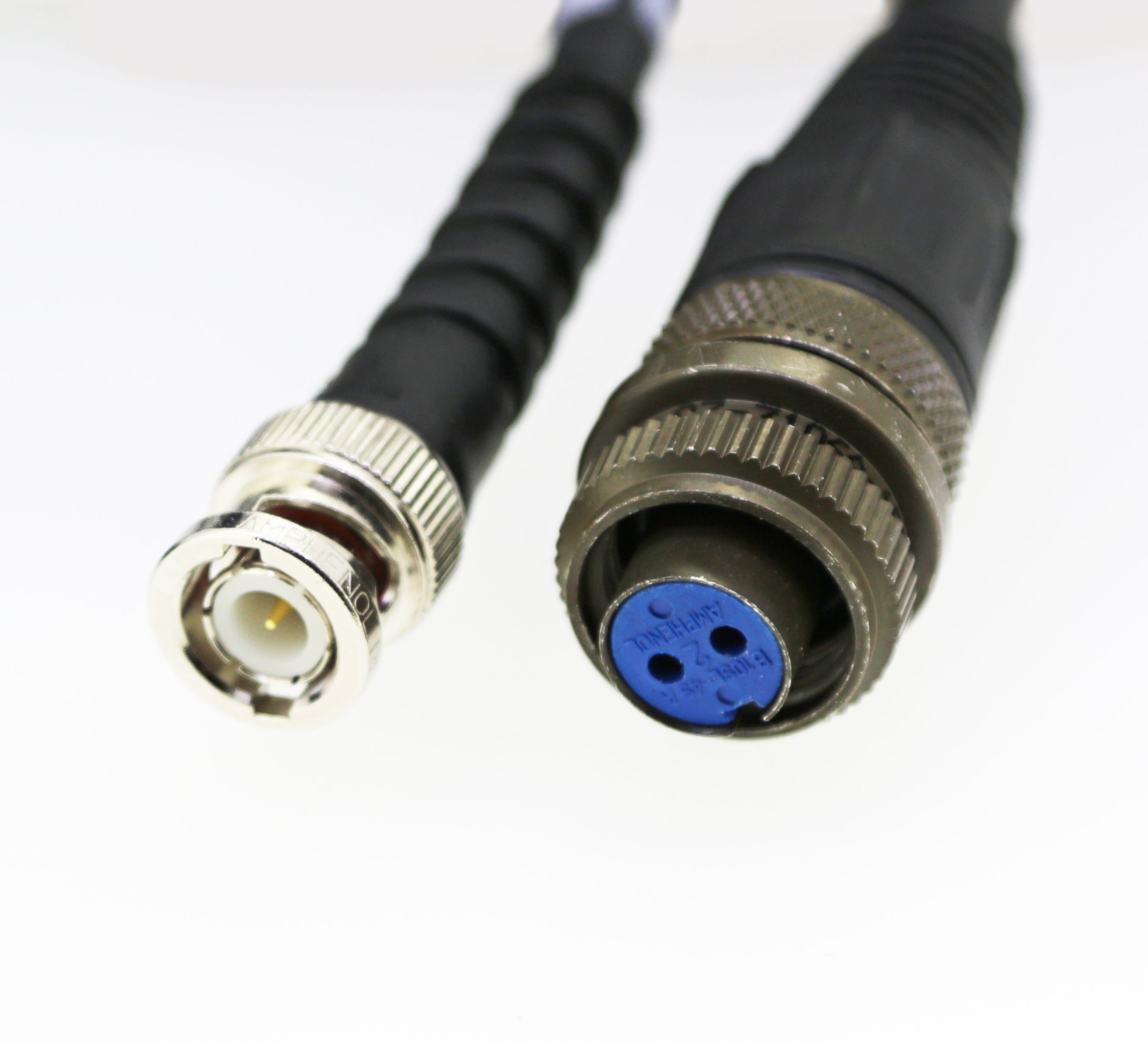 Balancing Cable BNC-M Connector to 2 Pin Mil Connector - Coiled