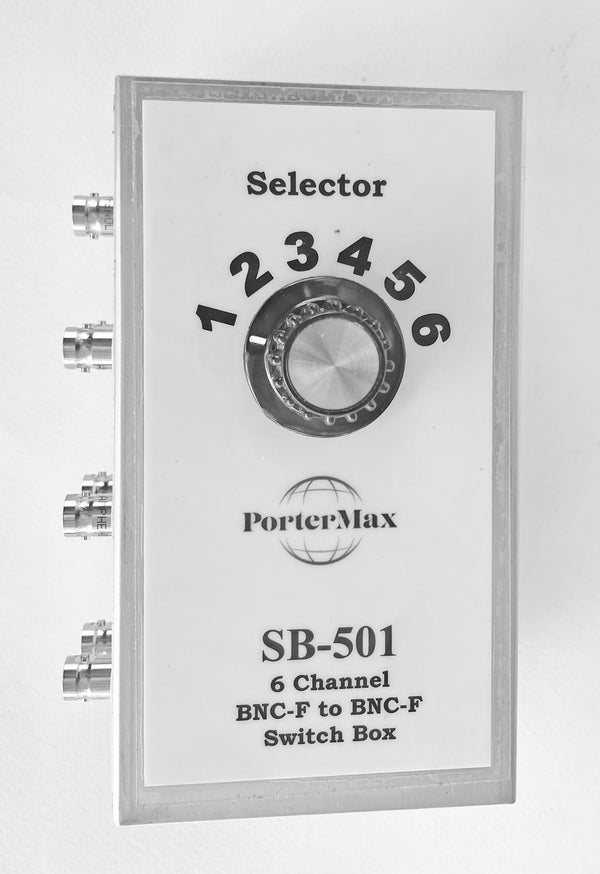 Six Channel Switch Box: BNC-F to BNC-F Connector