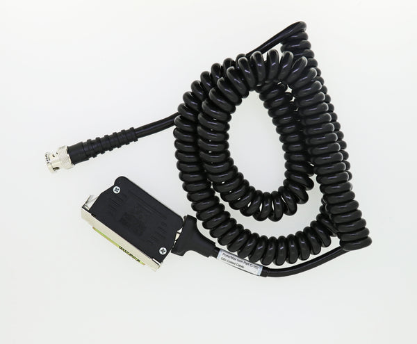 CSI Accelerometer Coiled Cable 25 Pin D-Sub Connector To BNC-M Connector