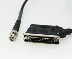 CSI Accelerometer Straight Cable, 25 Pin D-Sub Connector To BNC-M Connector