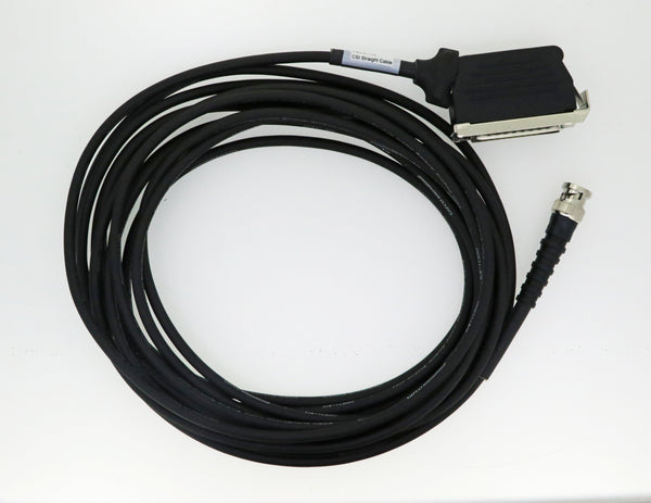 CSI Accelerometer Straight Cable, 25 Pin D-Sub Connector To 2 Pin Military Connector