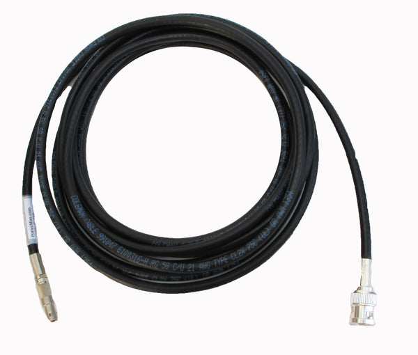 Entek 1500/1250 Tachometer Straight Cable LEMO FFS Connector to BNC-M Connector