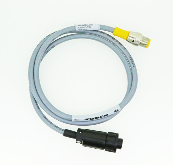 CSI 2130 Straight M12 TURCK Connector to 3 Socket Military Connector