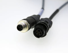 CSI 2130 Tachometer Input Cable 404B Connector to Blue TURCK Code 'B' or Reverse Key 5 Pin Connector