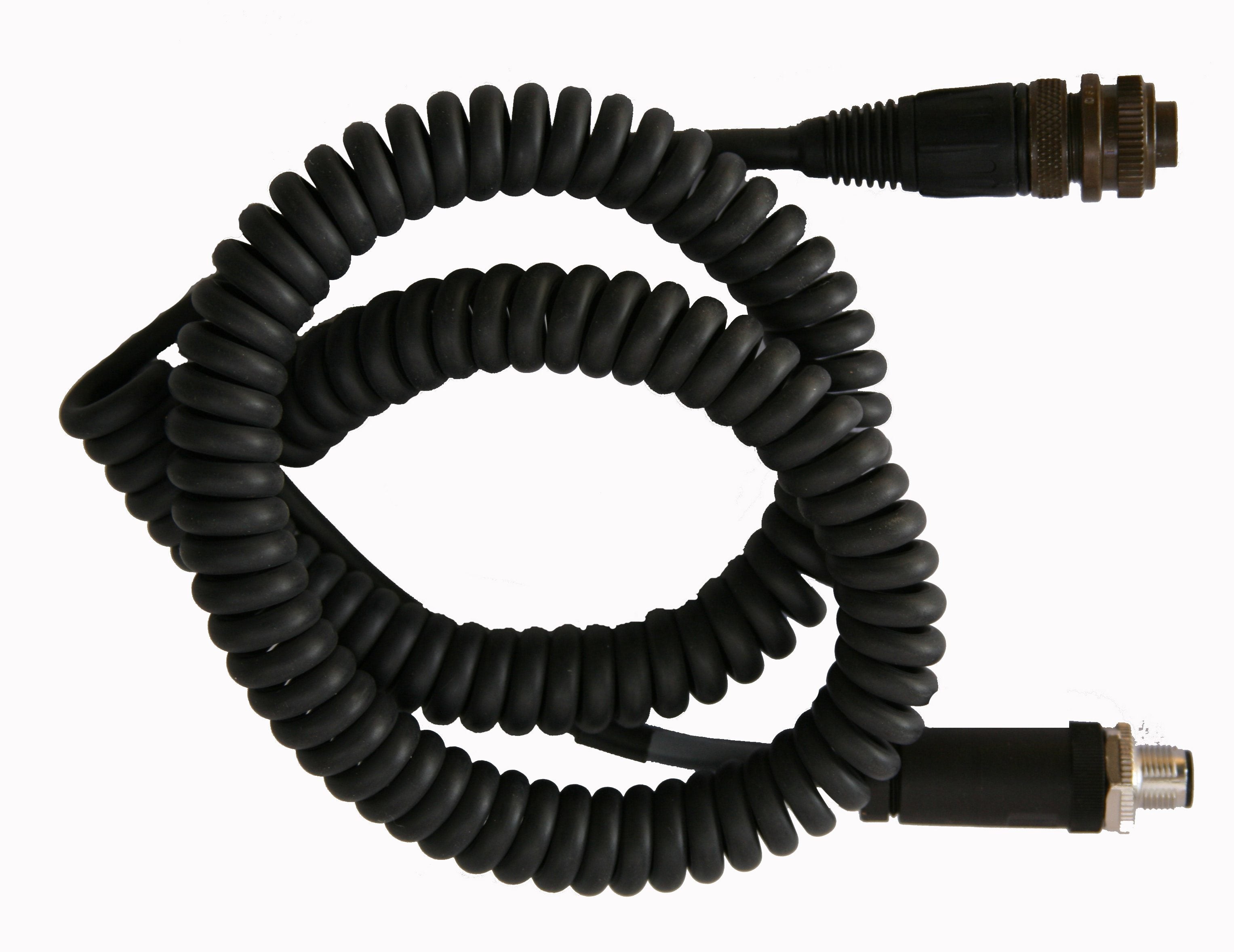 CSI 2130 & CSI 2140 Coiled Cable 5 Pin Turck To 2 Pin Mil Connector: P ...
