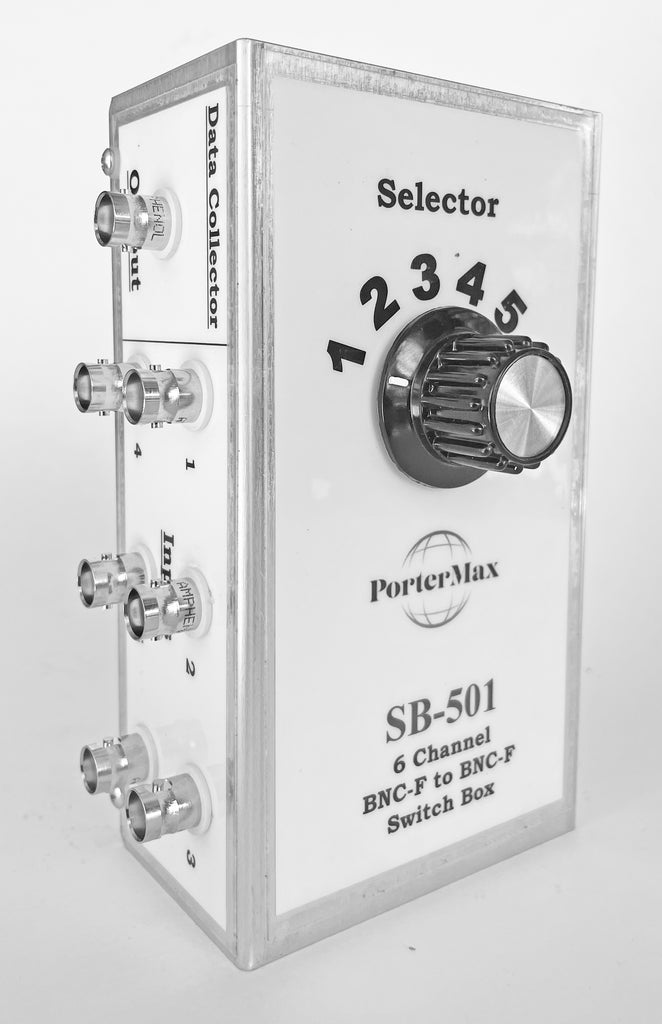 Six Channel Switch Box: BNC-F to BNC-F Connector | PorterMax