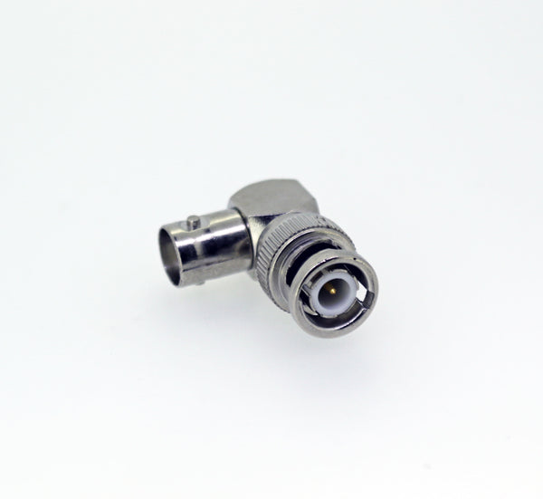 BNC Female Right Angle to BNC Male Adapter