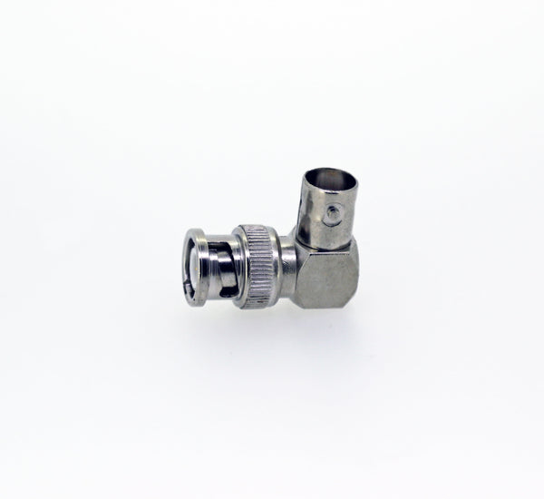 BNC Female Right Angle to BNC Male Adapter