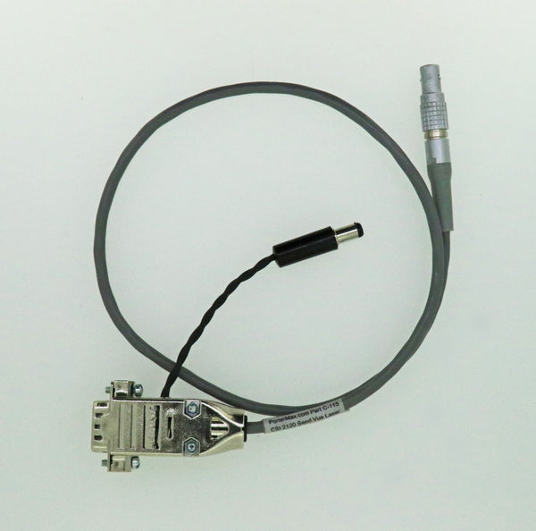 CSI 2120 SpeedVue Laser Cable Lemo To 9 Pin D-Sub Connector