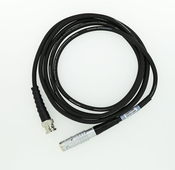 Entek IRD Accelerometer Straight Cable 7 Pin LEMO Connector To BNC-M Connector