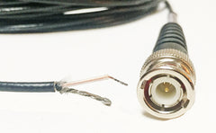 Blunt Cut Straight Cable to BNC-M Connector
