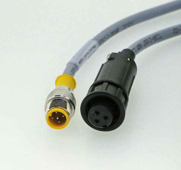 CSI 2130 Straight M12 TURCK Connector to 3 Socket Military Connector