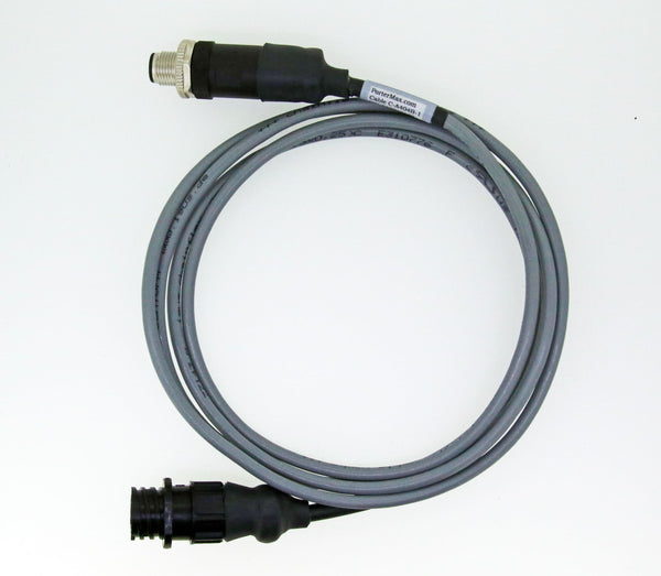 CSI 2130 Tachometer Input Cable 404B Connector to Blue TURCK Code 'B' or Reverse Key 5 Pin Connector