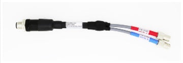 CSI 2140 Accelerometer Channel Splitter Cable 5 Pin TURCK Straight Male Connector to Dual BNC-F Connector